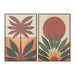 Canvas Home ESPRIT Green Orange Palms Colonial 63 x 4,5 x 93 cm (2 Units) - Декорация и Осветление<<<Дом