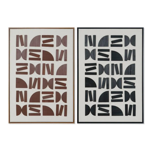 Canvas Home ESPRIT Canvas MDF Wood 63 x 3,8 x 93 cm - Декорация и Осветление<<<Дом Градина<<<BigBuy&&&Картини и