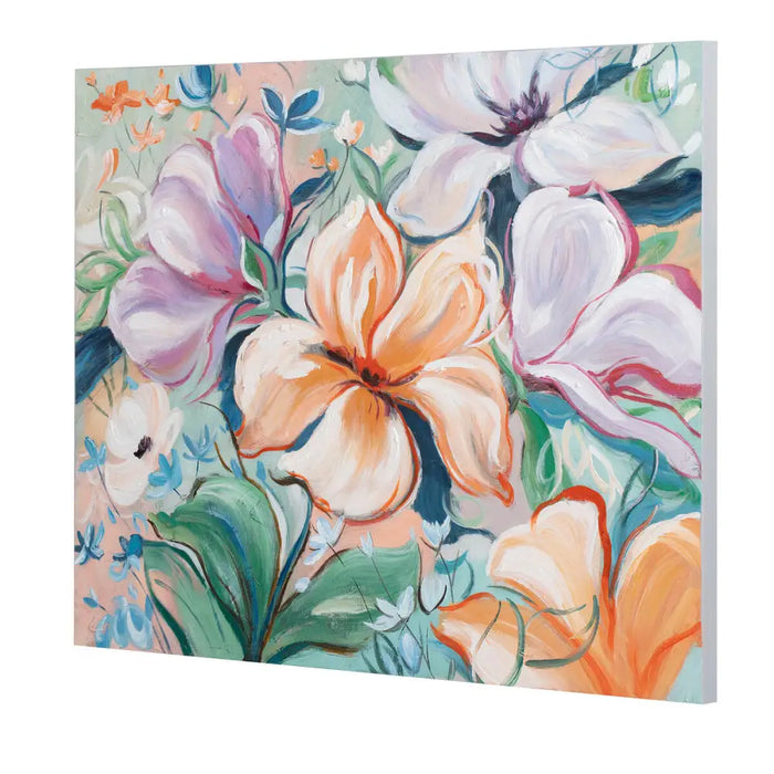 Canvas Home ESPRIT Pinewood Canvas 100 x 3,7 x 80 cm - Декорация и Осветление<<<Дом Градина<<<BigBuy&&&Картини и