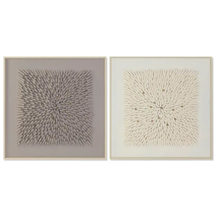 Canvas Home ESPRIT polystyrene Canvas 100 x 3,5 x 100 cm - Декорация и Осветление<<<Дом Градина<<<BigBuy&&&Картини и