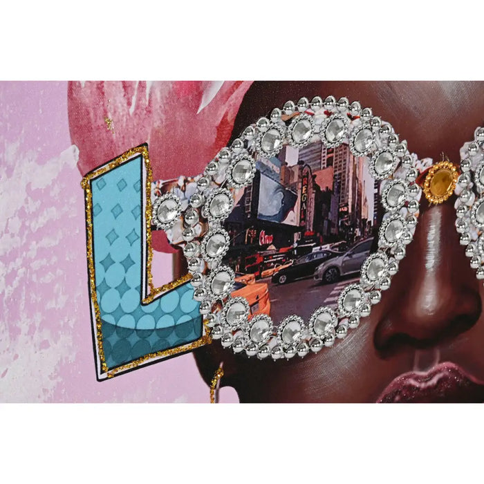 Canvas Home ESPRIT polystyrene Canvas 102 x 4,5 x 102 cm - Декорация и Осветление<<<Дом Градина<<<BigBuy&&&Картини и