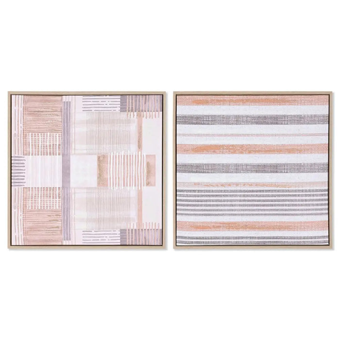 Canvas Home ESPRIT polystyrene Canvas 52,5 x 2,8 x 52,5 cm - Декорация и Осветление<<<Дом Градина<<<BigBuy&&&Картини и