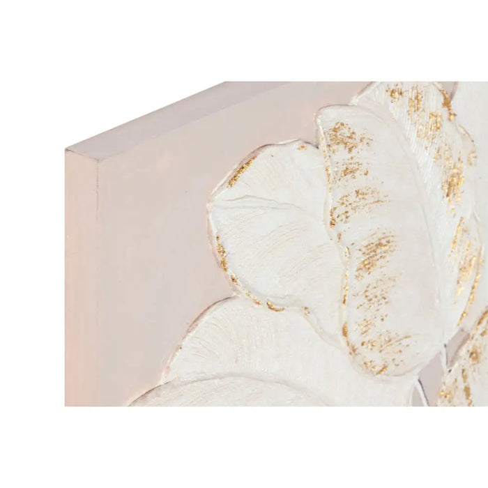 Canvas Home ESPRIT White Beige Sheets Cottage 90 x 3 x 60 cm (2 Units) - Декорация и Осветление<<<Дом