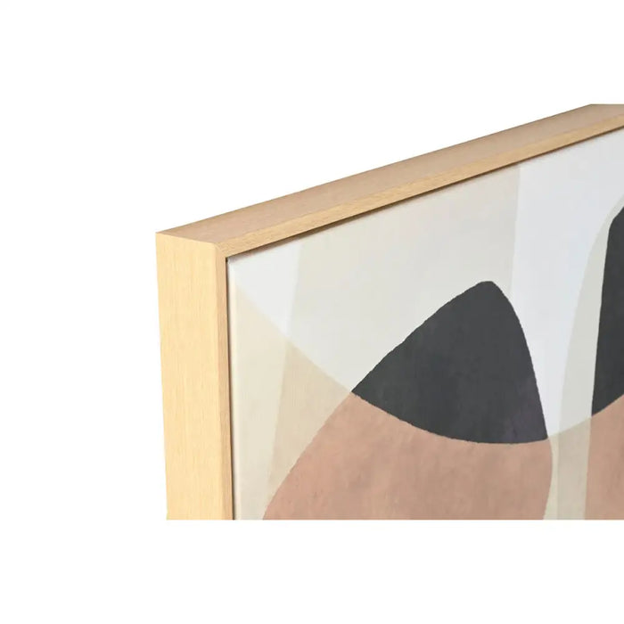 Canvas Home ESPRIT White Brown Black Beige Abstract Urban 100 x 4 x 140 cm (2 Units) - Декорация и Осветление<<<Дом