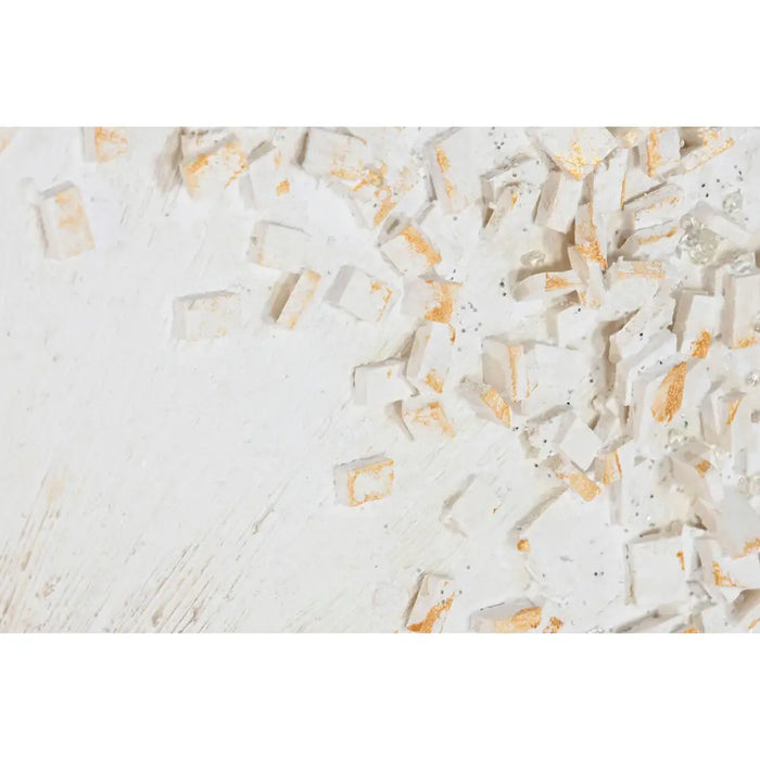 Canvas Home ESPRIT White Circles 102 x 4,5 x 102 cm (2 Units) - Декорация и Осветление<<<Дом Градина<<<BigBuy&&&Картини