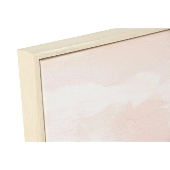 Canvas Home ESPRIT White Pink Moutain 80 x 3,5 x 80 cm (2 Units) - Декорация и Осветление<<<Дом