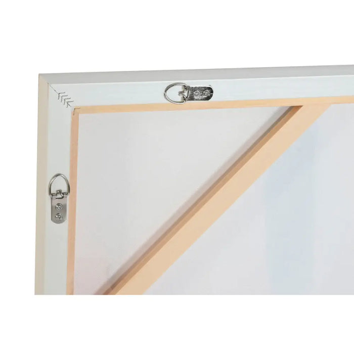 Canvas Home ESPRIT White Turquoise Abstract Urban 120 x 4 x 90 cm (2 Units) - Декорация и Осветление<<<Дом