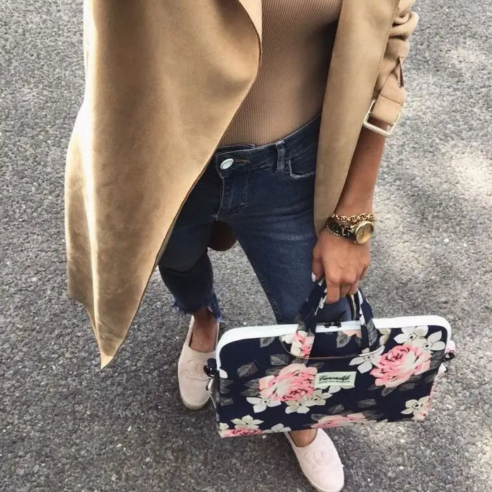 Canvaslife Briefcase Laptop Bag 15-16’’ - Navy Blue/Pink - Laptop bags<<<HurtelXML