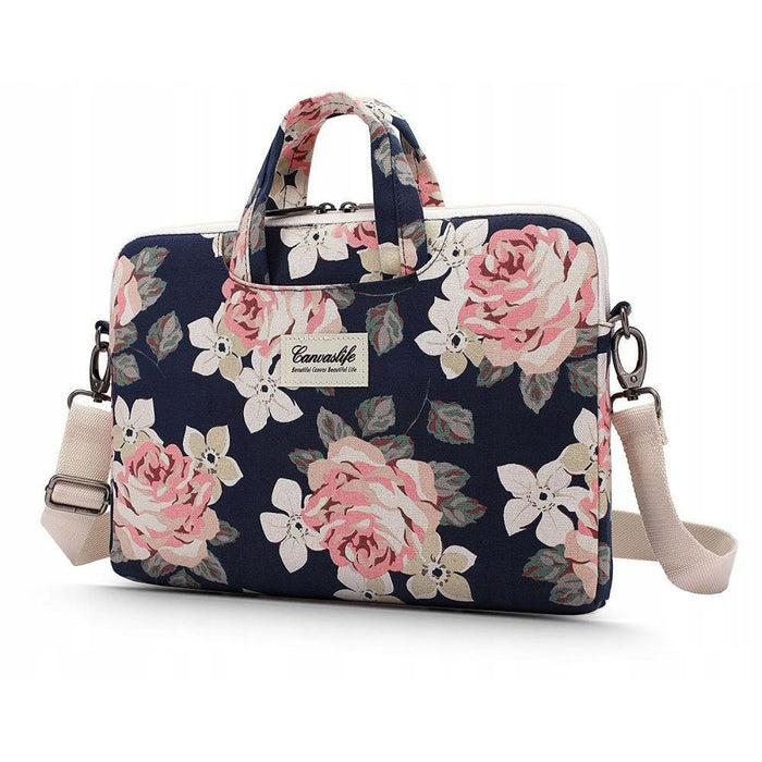 Canvaslife Briefcase Laptop Bag 15-16&#39;&#39; - Navy Blue/Pink