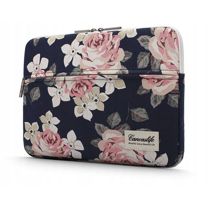 Canvaslife Sleeve for 15-16&#39;&#39; laptop - navy blue and pink