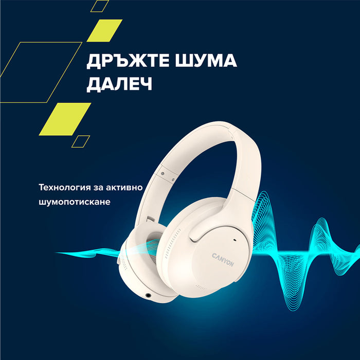 CANYON CNS-CBTHS10PU stereo headphones