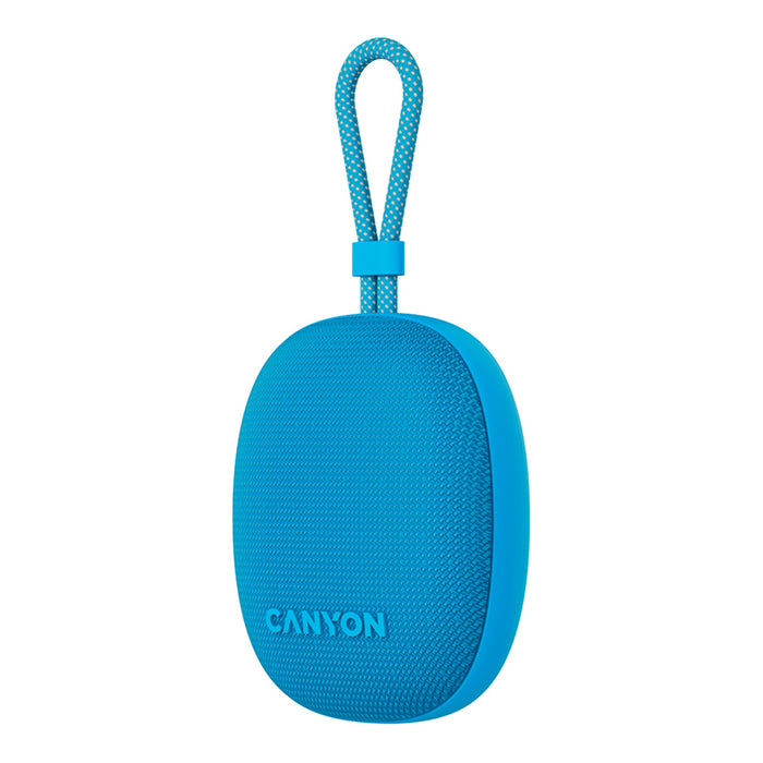 Bluetooth speaker CANYON CNE-CBTSP12BL 4 W, BLUETOOTH, BATTERY UP TO 12 HOURS, BLUE