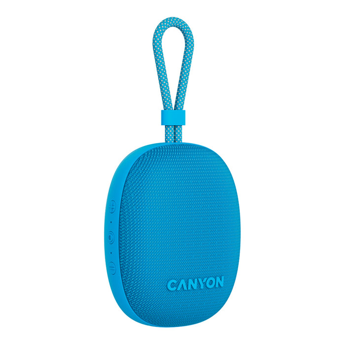 Bluetooth speaker CANYON CNE-CBTSP12BL 4 W, BLUETOOTH, BATTERY UP TO 12 HOURS, BLUE