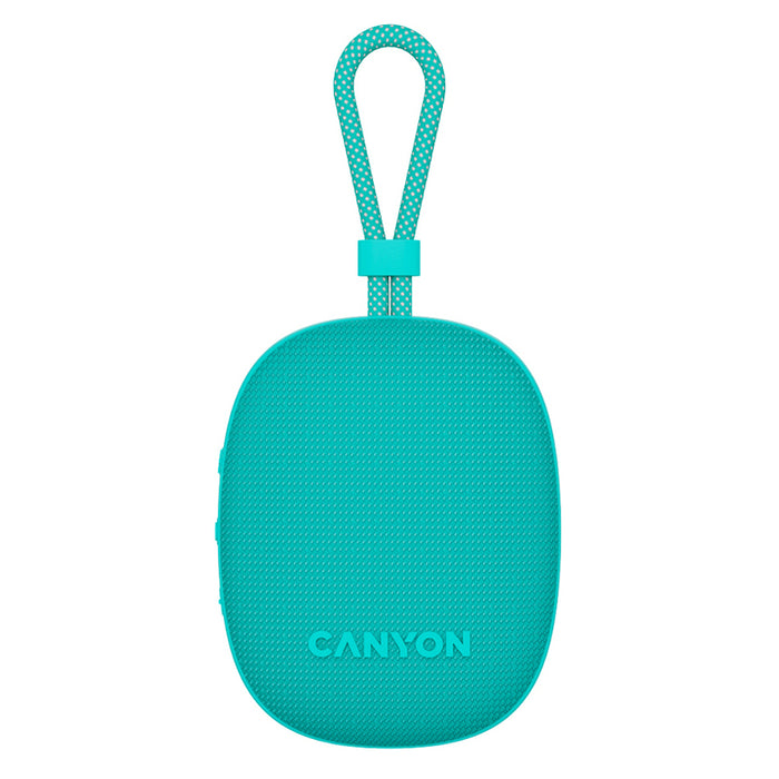 Bluetooth speaker CANYON CNE-CBTSP12MT 4 W, BLUETOOTH, BATTERY UP TO 12 HOURS, GREEN