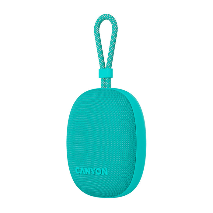 Bluetooth speaker CANYON CNE-CBTSP12MT 4 W, BLUETOOTH, BATTERY UP TO 12 HOURS, GREEN