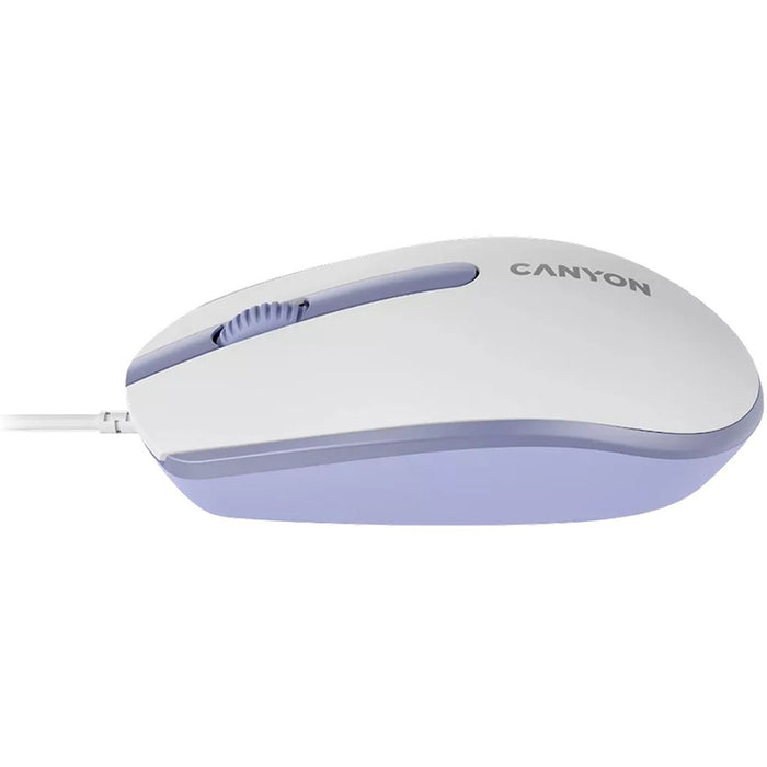 Mouse CANYON M-10 WHITE/PURPLE CNE-CMS10WL