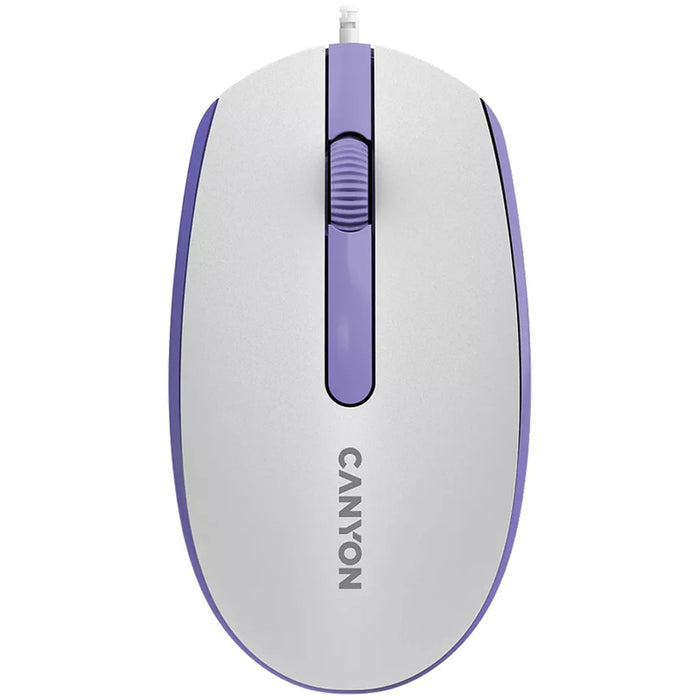 Mouse CANYON M-10 WHITE/PURPLE CNE-CMS10WL