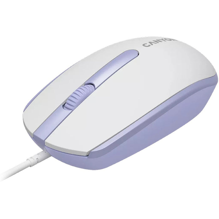 Mouse CANYON M-10 WHITE/PURPLE CNE-CMS10WL