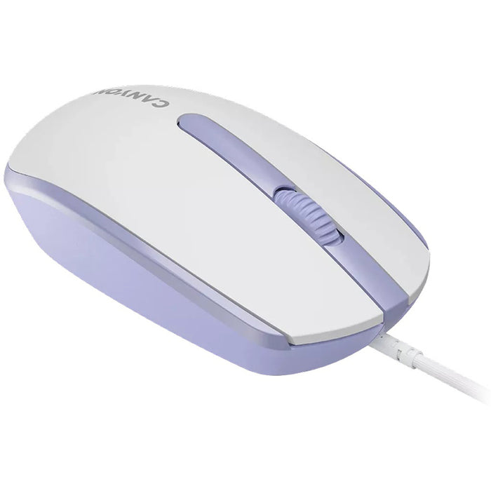 Mouse CANYON M-10 WHITE/PURPLE CNE-CMS10WL