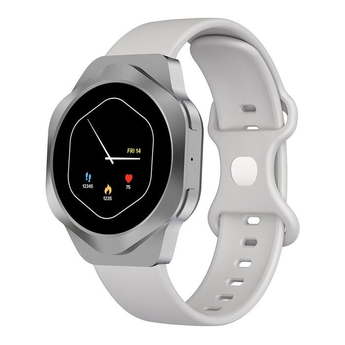 Smart watch CANYON Hexagon CNS-SW88SS SILVER 45 MM, HEART MONITOR, SPO2