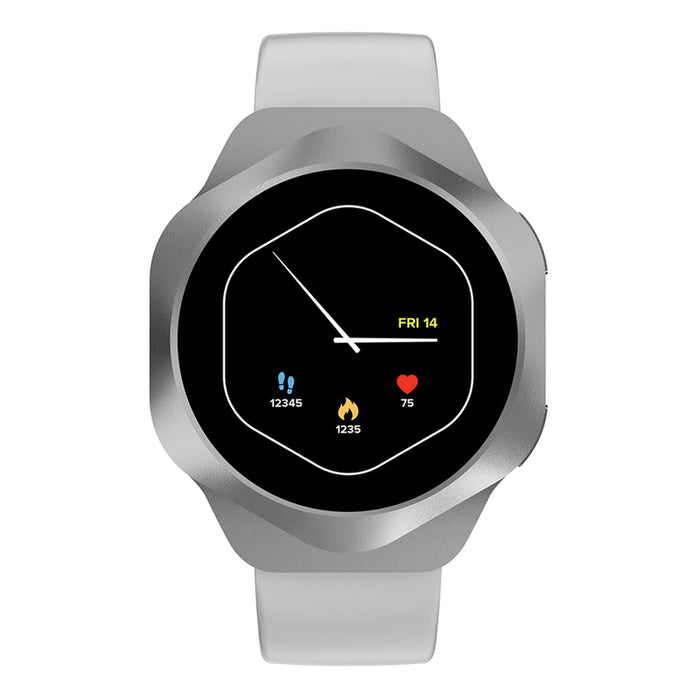 Smart watch CANYON Hexagon CNS-SW88SS SILVER 45 MM, HEART MONITOR, SPO2