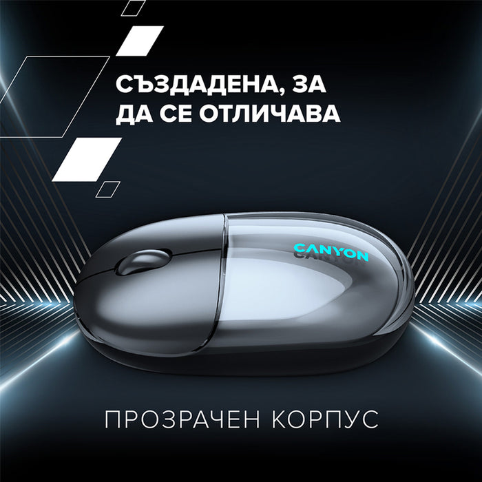 Mouse CANYON OnClick 24 CNS-CMSW24B BLACK Silent Click
