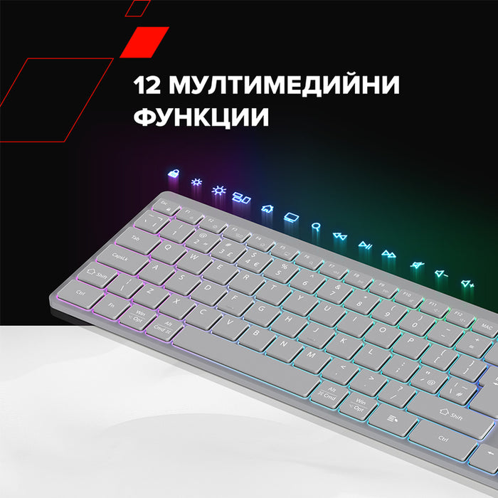 Keyboard CANYON HKB-W11 CNS-HBTK11G GRAY