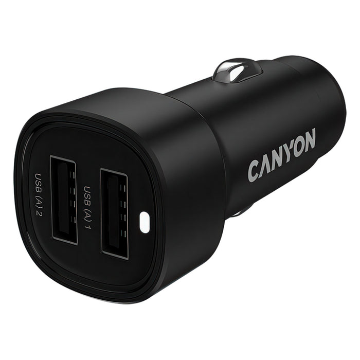 CHARGER 12V CANYON 24W CNE-CCABR2AA USB-A 12 W+USB-A 12 W