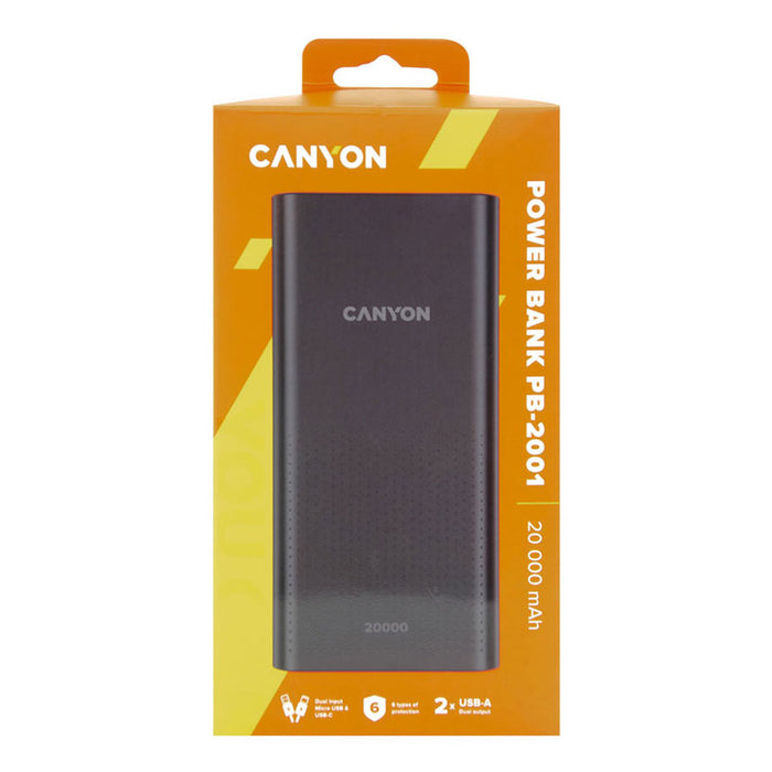 CANYON EXTERNAL BATTERY 20000 mAh CNE-CPB2001B
