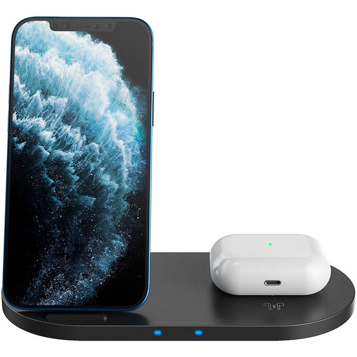 WIRELESS STAND CANYON WCS202B 10W 2IN1