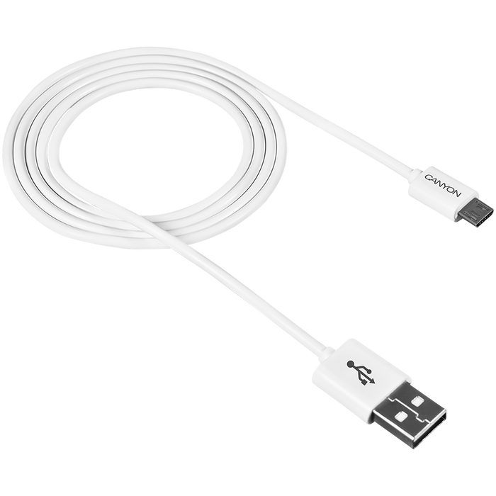 Cable CANYON CNE-USBM1W USB-USB Micro 1M
