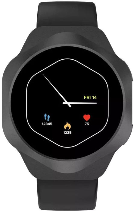 Smart watch CANYON Hexagon CNS-SW88BB BLACK 45 MM, HEART MONITOR, SPO2