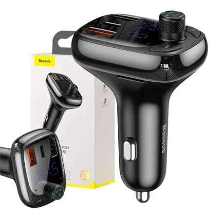 Car Bluetooth MP3 Player Baseus T Shaped S-13 Black OS - Car transmitters<<<Car accessories<<<InnproXML&&&Automotive