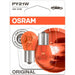 CAR BULB OSRAM ORIGINAL PY21W - Авто крушки<<<Ел. принадлежности<<<Авто и вело<<<Praktiker&&&Халогенни<<<Спомагателно