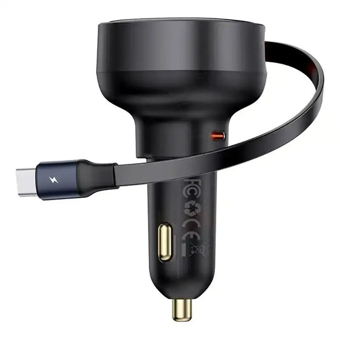 Car Charger Baseus Enjoyment Pro with cable USB-C 60W (Black) - Car chargers<<<Chargers<<<GSM