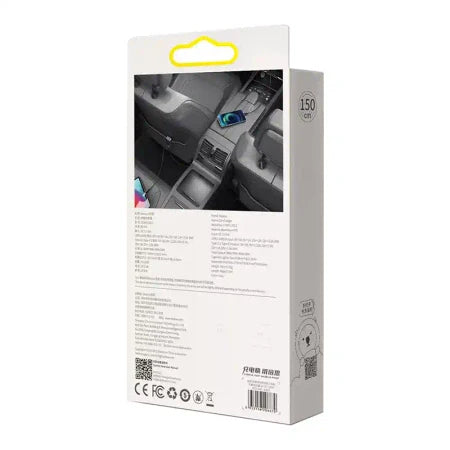 Car charger Baseus Share Together with extension cord 2x USB 2x USB-C 120W (grey) - Car chargers<<<Chargers<<<GSM