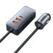 Car charger Baseus Share Together with extension cord 2x USB 2x USB-C 120W (grey) - Car chargers<<<Chargers<<<GSM