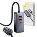 Car charger Baseus Share Together with extension cord 2x USB 2x USB-C 120W (grey) - Car chargers<<<Chargers<<<GSM