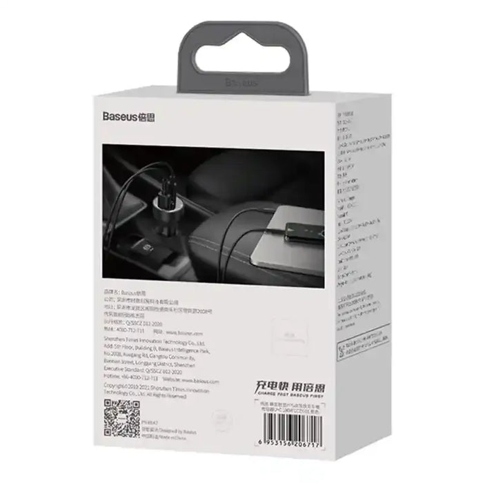 Car charger Baseus Superme USB USB-C 100W (black) - Car chargers<<<Chargers<<<GSM Accessories<<<InnproXML&&&Cell phone