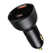 Car charger Baseus Superme USB USB-C 100W + USB-C cable (black) - Car chargers<<<Chargers<<<GSM