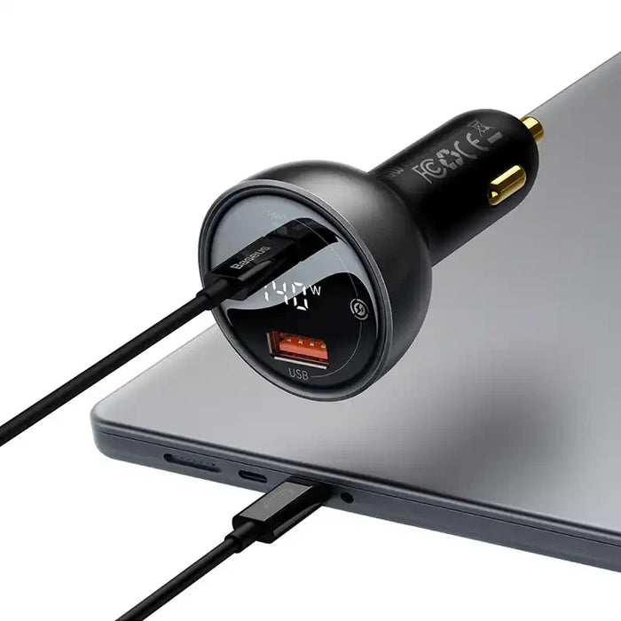 Car charger Baseus Superme USB USB-C 140W (black) - Car chargers<<<Chargers<<<GSM Accessories<<<InnproXML&&&Cell phone