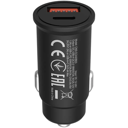 Car charger CANYON CNS-CCA20B03 - Аксесоари за смартфон<<<Аксесоари<<<TechMart&&&Аксесоари за смартфон<<<Телефони и