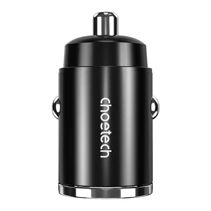 Car Charger Choetech TC0006 1x USB-A 1x USB-C 30W PD 3.0 (black) - Car chargers<<<Chargers<<<GSM Accessories<<<InnproXML