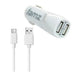 Car Charger Famz White - Електроника GPS и Автомобил<<<Компютри| Електроника<<<BigBuy&&&USB зарядни за
