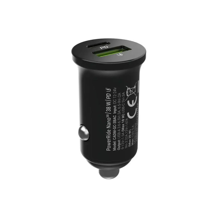 Car Charger Green Cell CADM-GC-38AC Black 38 W - USB зарядни и кабели<<<Електроника Телефони и таблети<<<Компютри|