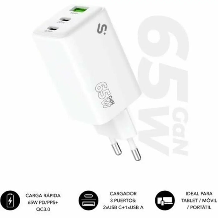 Car Charger Subblim SUBCHG-6G6530 - Електроника Телефони и таблети<<<Компютри| Електроника<<<BigBuy&&&USB зарядни и
