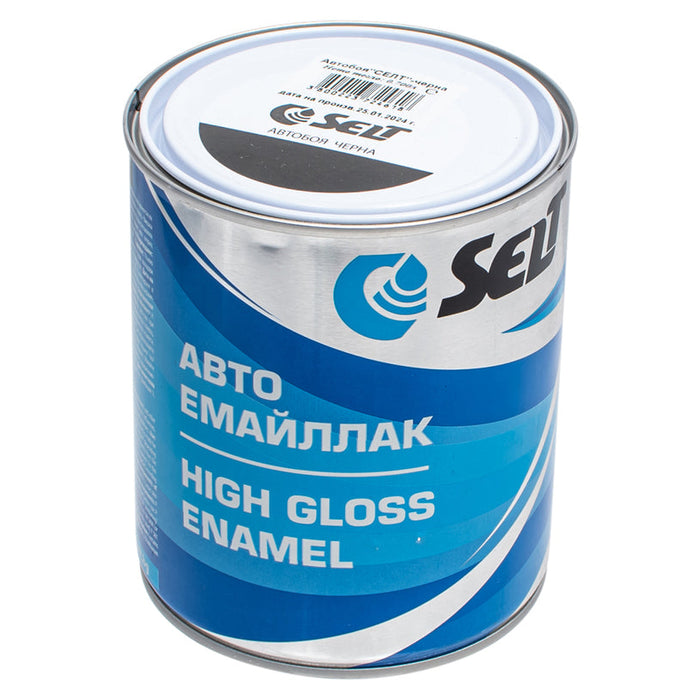 CAR ENAMEL BLACK 700 ML SELT - Алкидни и водоразтворими<<<Бои за метал и дърво<<<Бои и лакове<<<Praktiker