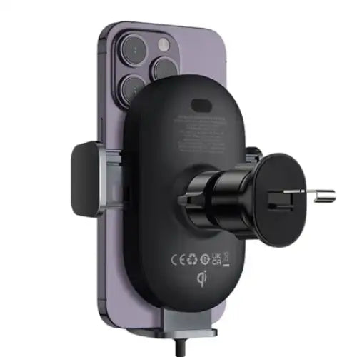 car holder with inductive charger Baseus LightChaser (Black) - Phone holders<<<Car accessories<<<InnproXML