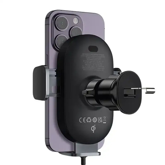 car holder with inductive charger Baseus LightChaser (Black) - Phone holders<<<Car accessories<<<InnproXML