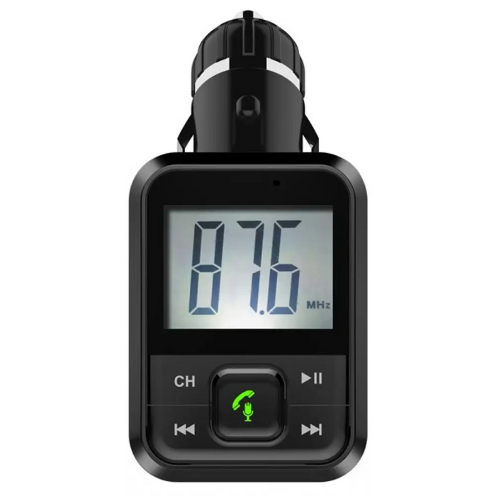 Car transmitter DIVA FMBT1502 Bluetooth Black - Авто трансмитери<<<Авто<<<TechMart&&&FM трансмитер<<<Автоаудио<<<Спорт